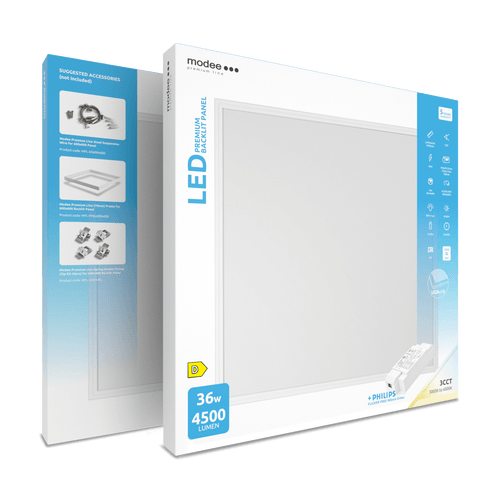 Modee LED Panel BackLit 600x600mm 36W 3CCT + PHILIPS driver (4500 lumen ...