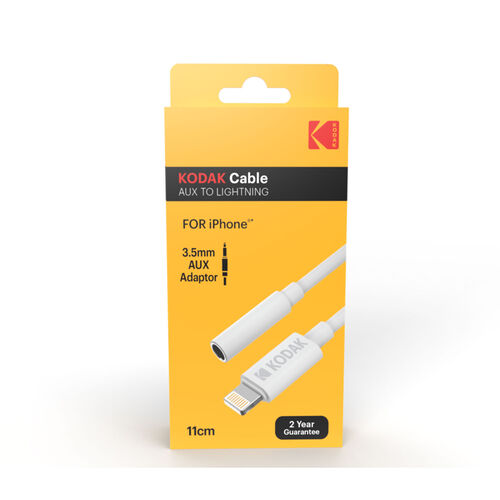 Kodak Adapter Cable For Apple AUX Lightning 12cm Smoking ACC