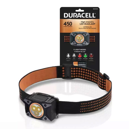 Duracell Headlamp DH450SE (+3AAA) IPX4 (450 lumen) B1 Smoking ACC