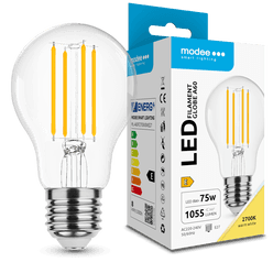 Modee LED Izzó Filament A60 8W E27 360° 2700K (1055 lumen) ERP