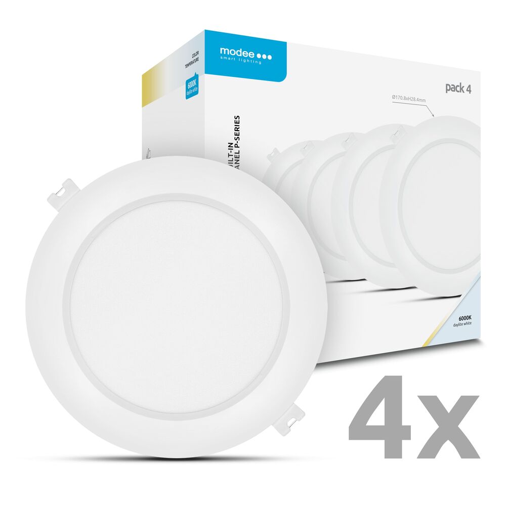 Modee LED面板圆形- 嵌入式P系列12W 6000K (1320流明) P4 ERP | Smoking ACC. International  有限公司