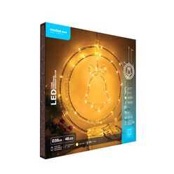 Modee Karácsonyi LED Dekoráció Ablakra Elemes C3008 (48LED D30cm)