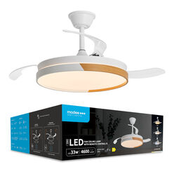 Modee Mennyezeti LED Lámpa+Fan 33W 3CCT D500mm +rem. F3 (4600 lumen) ERP