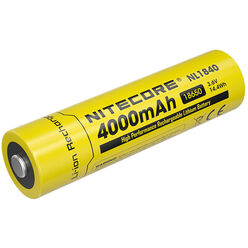 Nitecore Zubehör Akku 18650 NL1840 4000mAh 5A 3,6V B1