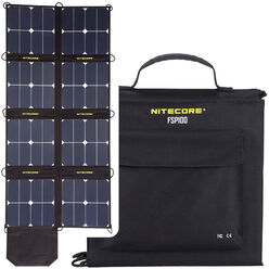 Nitecore Kellék Hordozható Napelem Panel FSP100
